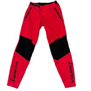 Vojekt Moto BMX MTB Racing Pants Mens 32‎ Red Black Motocross Dirt Bike Off Road